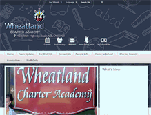 Tablet Screenshot of charter.wheatlandsd.com